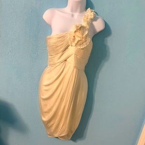 BCBG MAXAZRIA white cocktail dress